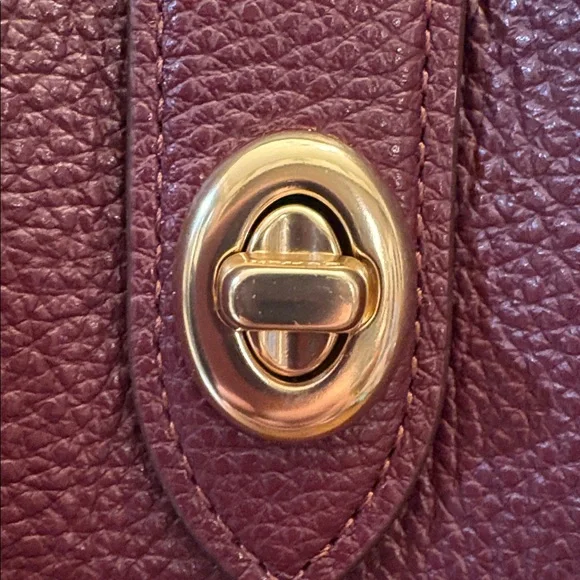 Coach Pebbled Large Hadley Bag - Picture 4 of 11